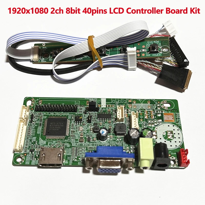 1366x768 1920x1080 LCD Controller Board HDMI VGA Audio PC Display Kit For 11-15.6 Inch LCD Display LTN133AT21 B156XW02 MG1561B01