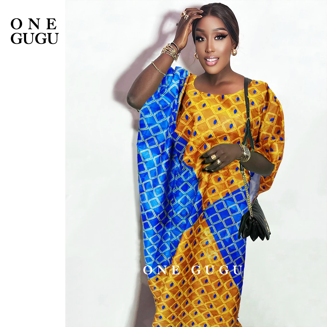 Vestido nigeriano Bazin Riche Original para mujer, traje Dashiki, bata de gran tamaño, ropa de lavabo de Mali, vestidos de fiesta de boda