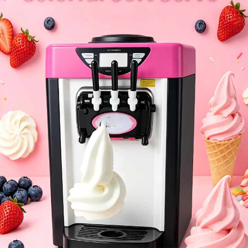 Ice Cream Machine Customizable Snack Food Maker with New Condition for Milk Water Ice Cream Powder Ingredients