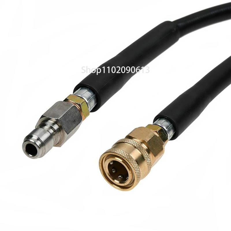 5800PSI7.5-30M Extension High Pressure Washer Hose Pipe 3/8 Washer Tube Quick Connect For Sewer Drain Water Cleaning Car