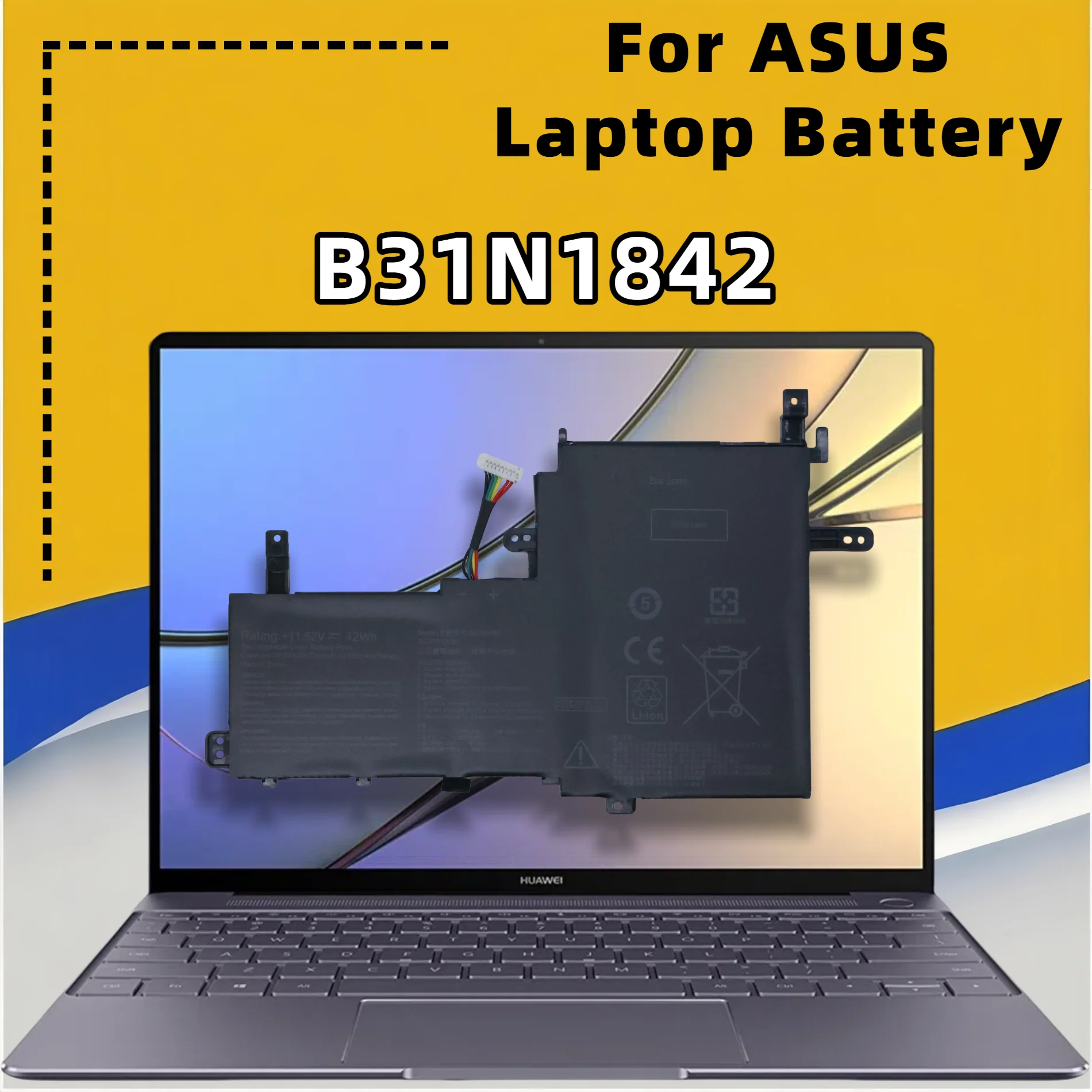 FRLESUI B31N1842 42WH Replacement Laptop Battery For ASUS VivoBook 15 F513EA K513E KM513UA M513IA S531F S533UA X513EA X531FA