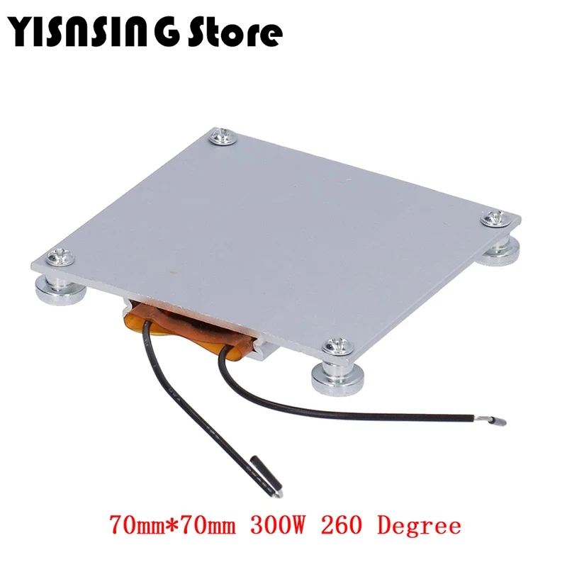 LED Lamp Remover 70*70mm BGA Demolition Chip Welding Soldering Station Aluminum PTC IP20 Heating Plate 300W 260 Degree