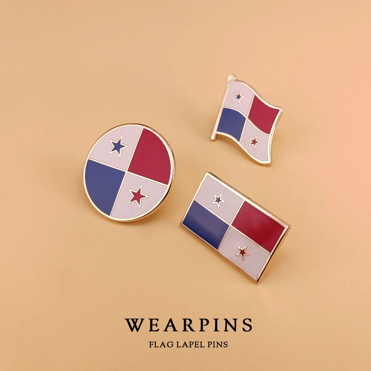 Panama Flag Lapel Pins Badges
