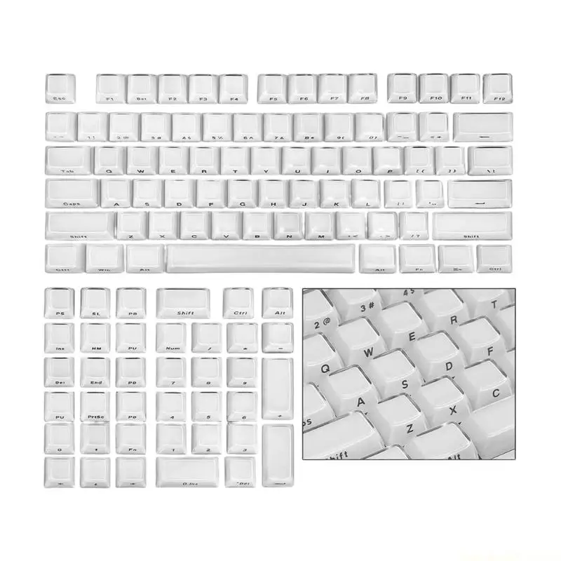 Light Passing Keycap with OEM Profile for Typing Desks and Boards