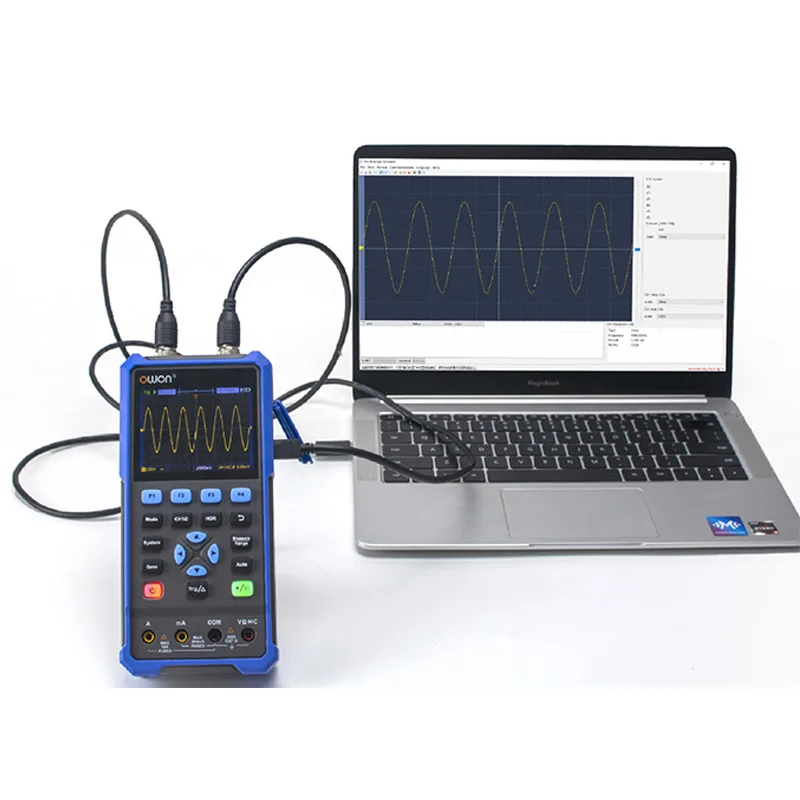 

HDS2102S/HDS2202S Digital Oscilloscope 2Channels 200Mhz 1GSa/s Portable 3in1 USB Osiclloscopes + Multimeter+Waveform Generator