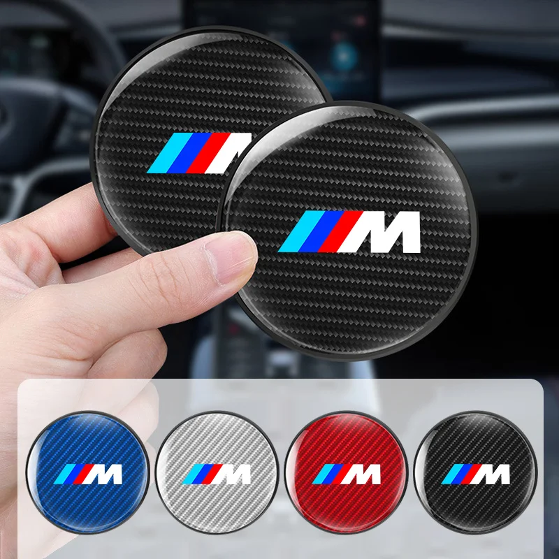 Car Silicone Coaster Non Slip Water Cup Pad Anti-Slip Mat For BMW iX3 iX F07 F48 F39 F34 F40 F45 F46 G30 G20 G32 E70 E71 E66 E65