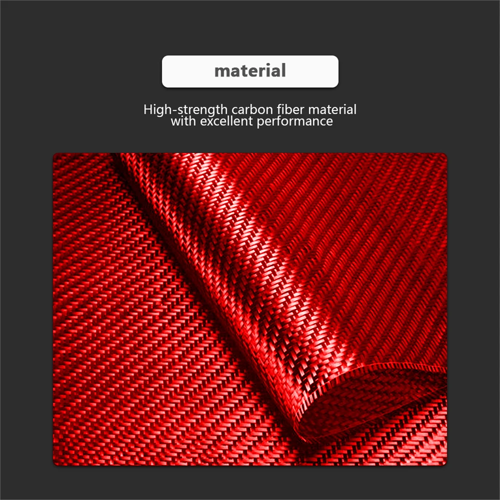 Car Carbon Fiber Red Stickers For Mercedes Benz W204 W205 W211 W203 C E GLA GLC 2007-2014 Auto Interior Decorative Accessories