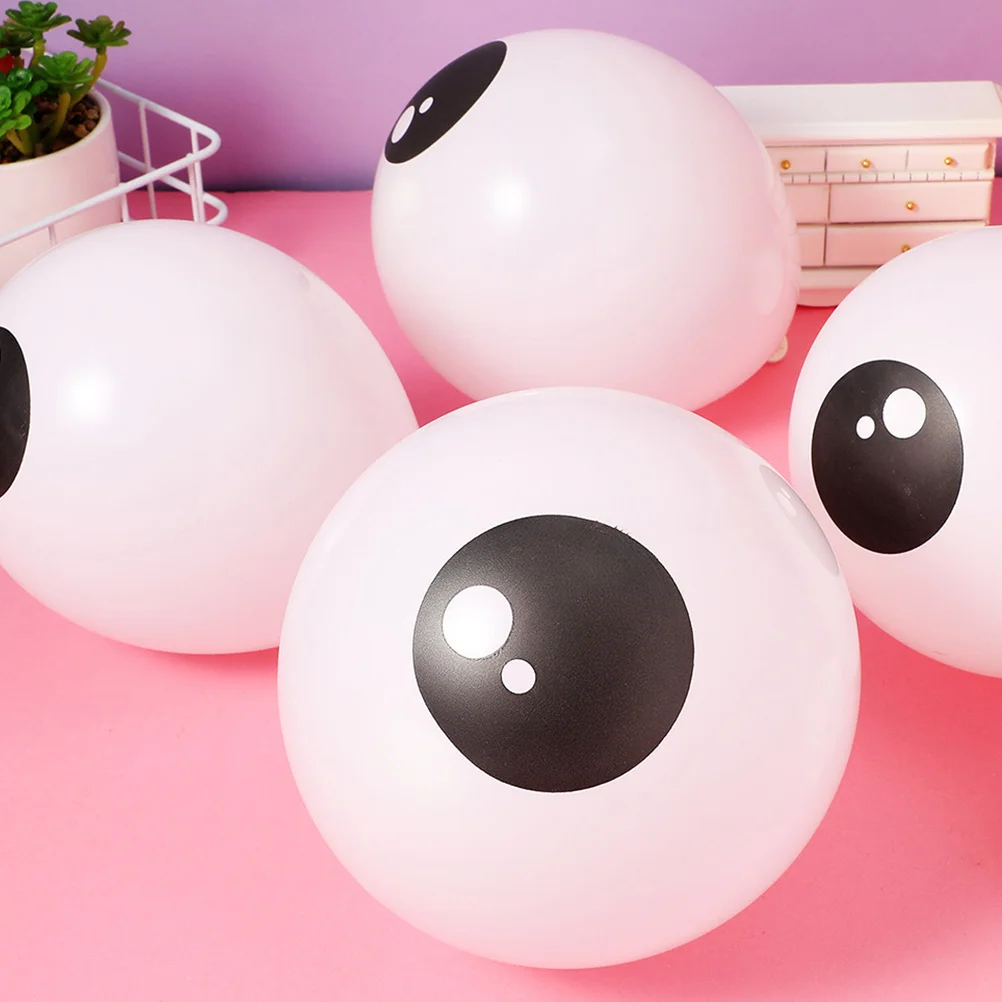 

200Pcs Eyeball Balloons Halloween Small 5inch Cartoon Eye Party Decorations Scary Halloween Eyeball Balloons Eye Balloon