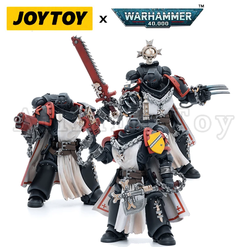 JOYTOY 1/18 액션 피규어, 블랙 템플라 형제 트리오, 애니메이션 컬렉션, 밀리터리 모델, 3 개 세트