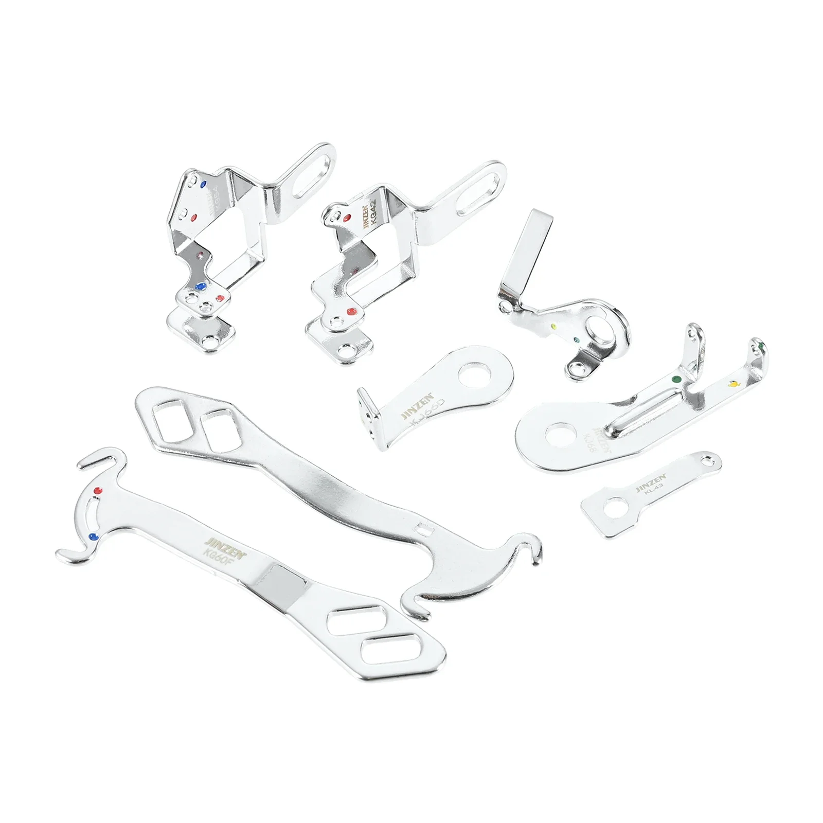 Guia de linha para máquina de costura, 1 peça/1 conjunto, para siruba 700f/737/747/757 jack 795 máquina de costura industrial overlock