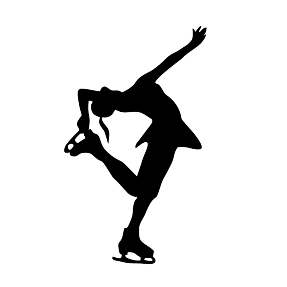 

Car Sticker Modern Figure Skating Winter Roadster Sticker Ice Dance Pose PVC Decal 9*15 Cm
