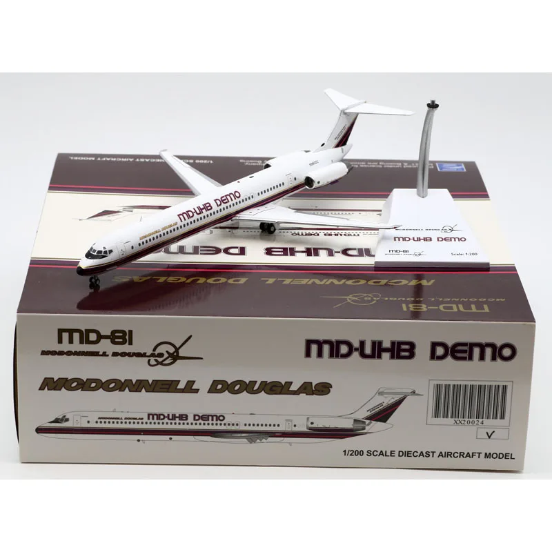 XX20024 Alloy Collectible Plane Gift JC Wings 1:200 MCDONNELL DOUGLAS MD-81 