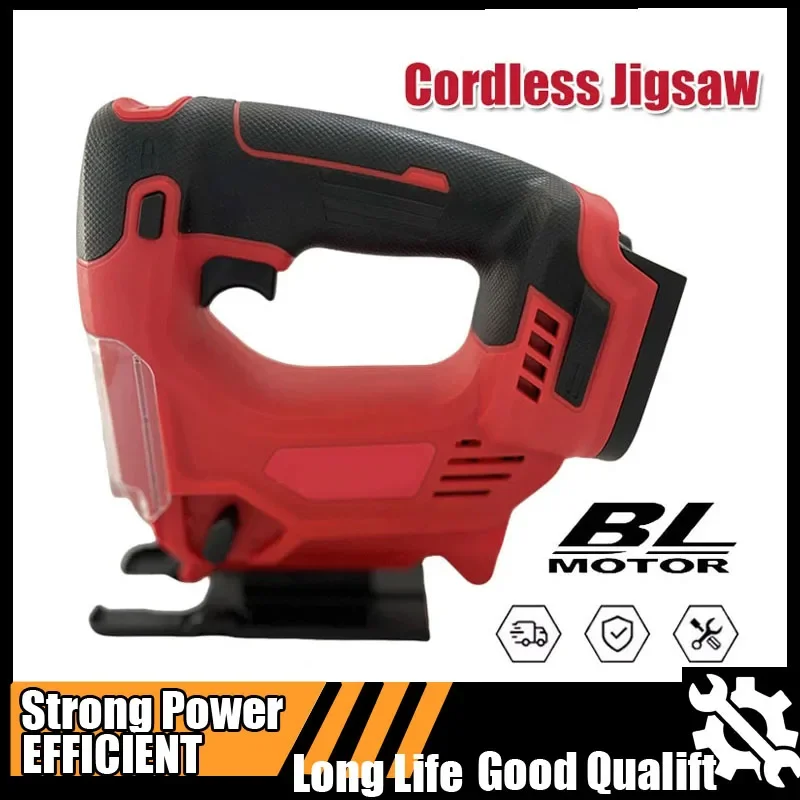 Hot Fit Milwaukee with 18V Battery Portable Cordless Jigsaw Electric Tool Woodworking Multi-Function Design Compatible