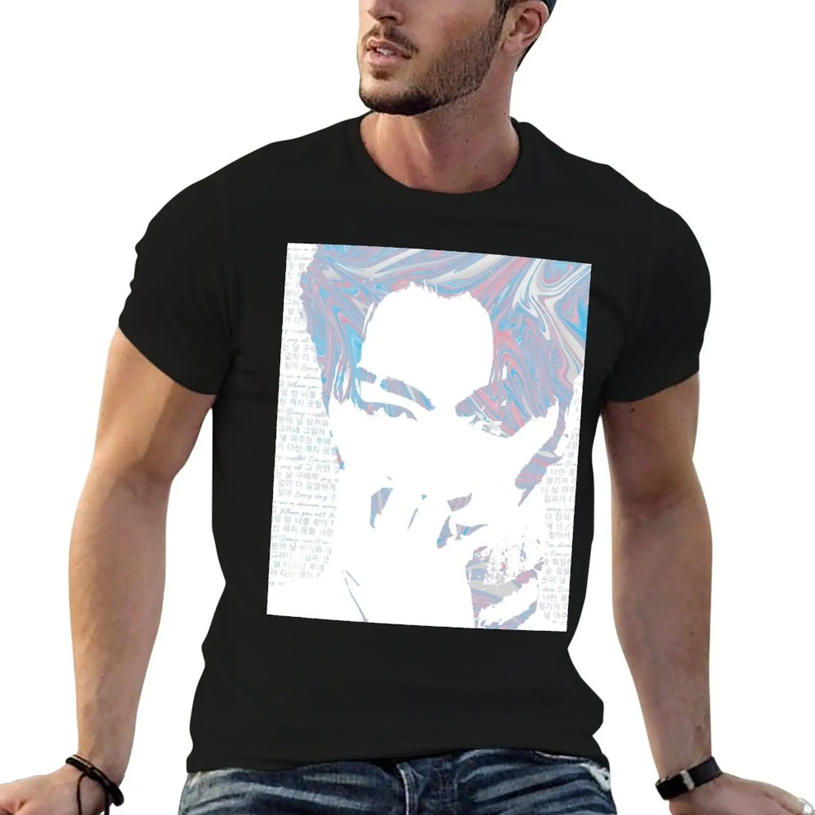 

San t Marble designer - shirts Lino-Print graphic man ATEEZ Trans for shirts Ver. t T-Shirt tees