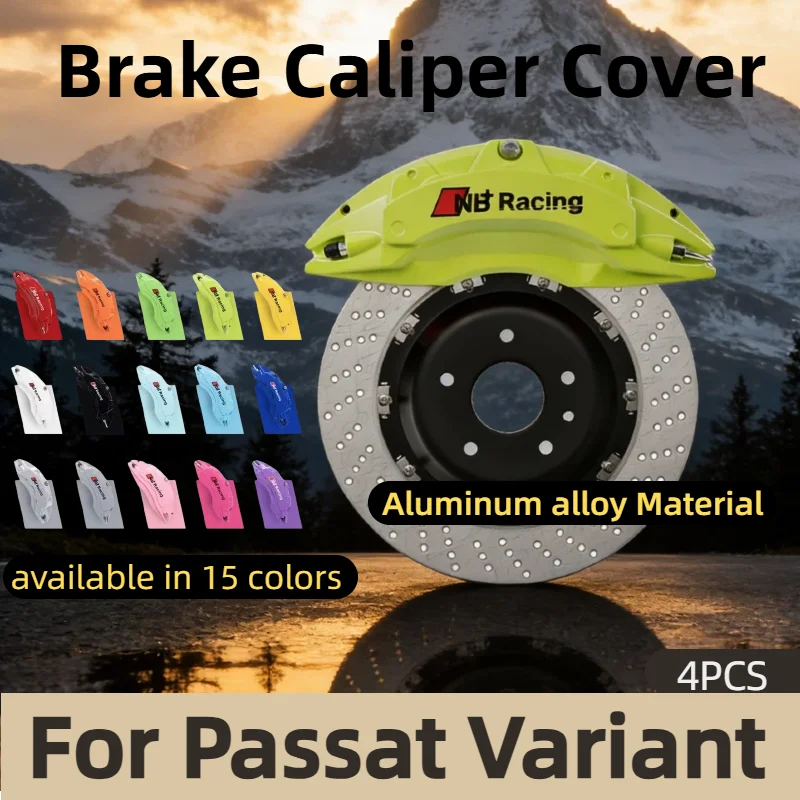 2016-2021 For Volkswagen Passat Variant Passat Alltrack 1.4T 2.0T Car Brake Caliper Cover Aluminum Alloy Front Rear Fit