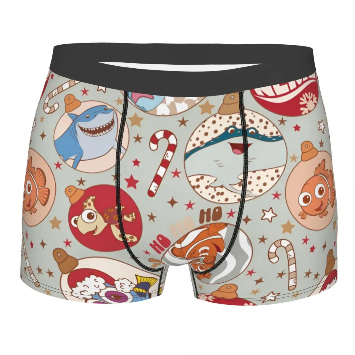 

Custom Finding Nemo Underwear Men Breathable Boxer Briefs Shorts Panties Soft Underpants For Male