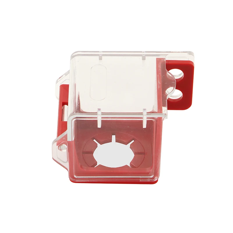 Removable Push Button and Rotary Switch Lock Cover Emergency Stop Lockout Device Transparent Crystal LOTO OSHA Safety Isolation