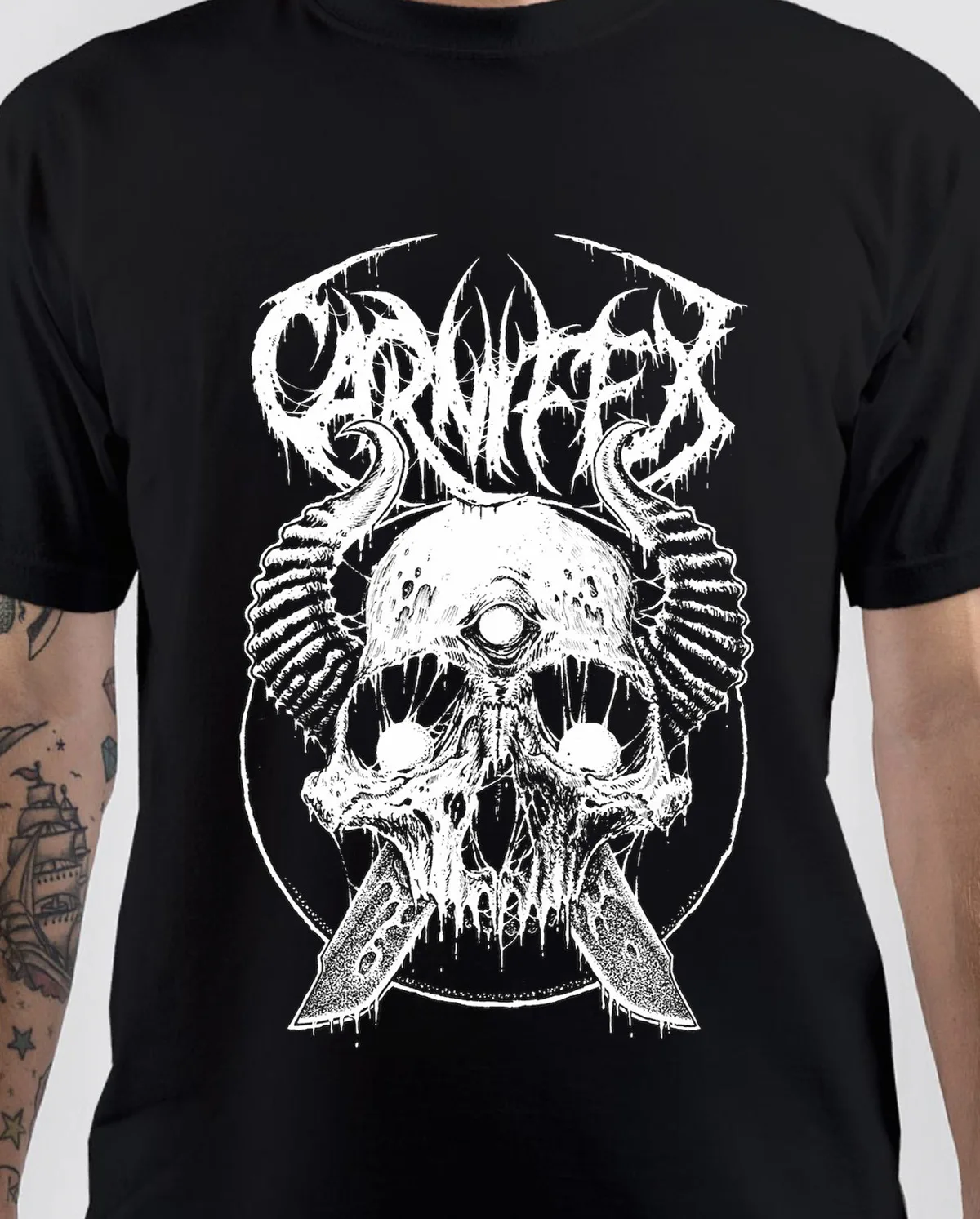 HOT NEW Carnifex band black T shirt short sleeve All sizes S to 5Xl TA5481