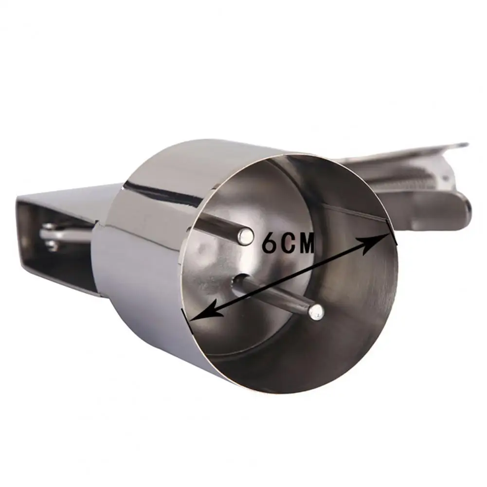 Ideal for Weddings Big Volume Stainless Steel Ice Cream Scoop with Trigger Release Easy to Clean Cylindrical Dessert Scoop