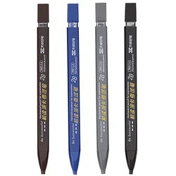 Thick Flat Head Mechanical Pencil Drawing 2B with Refills Pencil Office Supplies Writing Automatic Office School Supplies