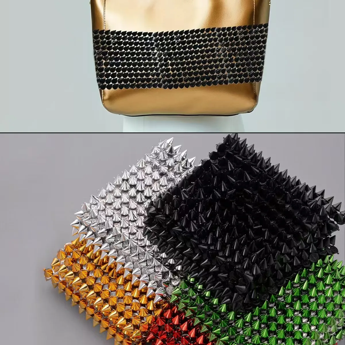 1 Stück Galvanisiertes Linienbohrgerät 0,2M/0,457M/0,914M 12 Reihen Konisches Nieten-Netzbohrgerät für Kleider, Taschen, Party-Dekoration, DIY-Verpackung, Dekoration