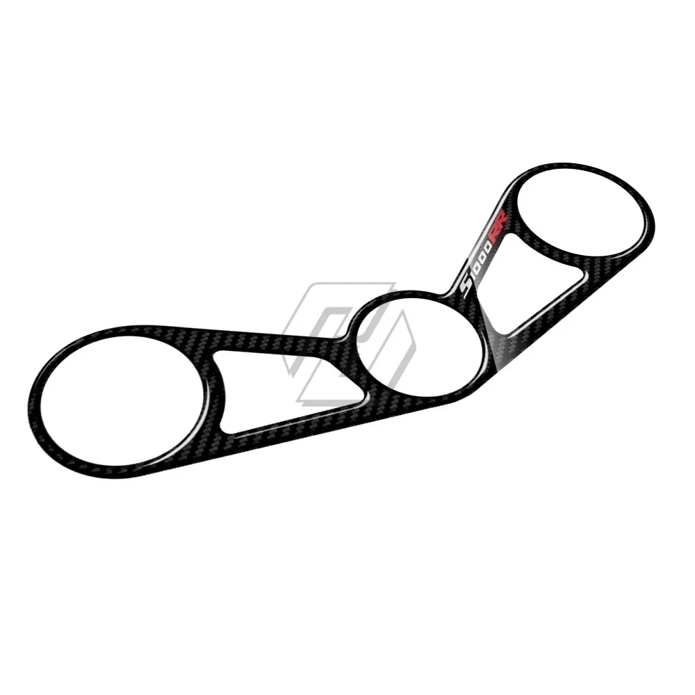 Für BMW S1000RR und HP4 2012–2014 3D Carbon-Look Upper Triple Yoke Defender