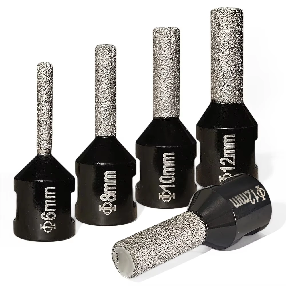 6-12mm Diamond Drilling Bit M14 Thread Hole Saw Cutter Dry Core Drill Bit For Porcelain Tile Marble Ceramic Tile Drilling Crowns