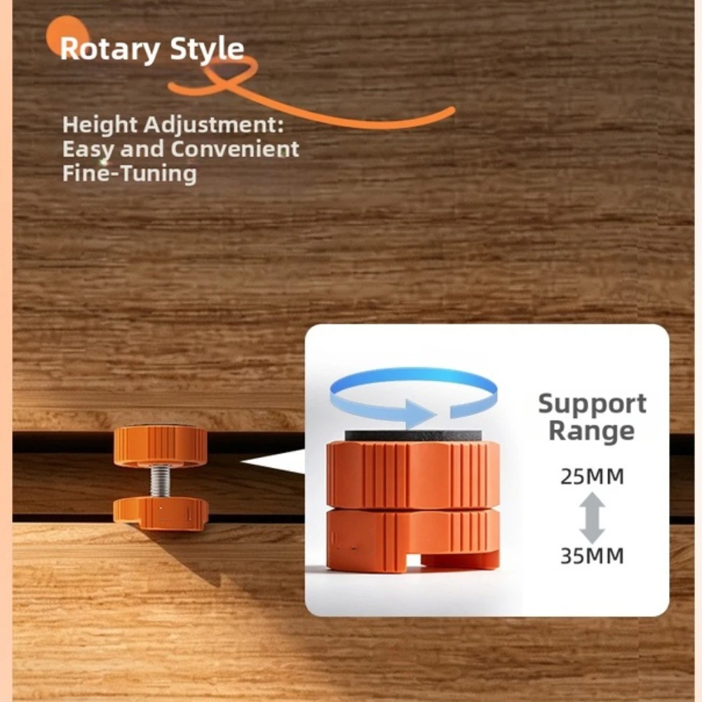 Aluminum And Plastic Drawer Panel Adjuster For Straight Angled Cabinets Rotating Leveling Tool Hardware
