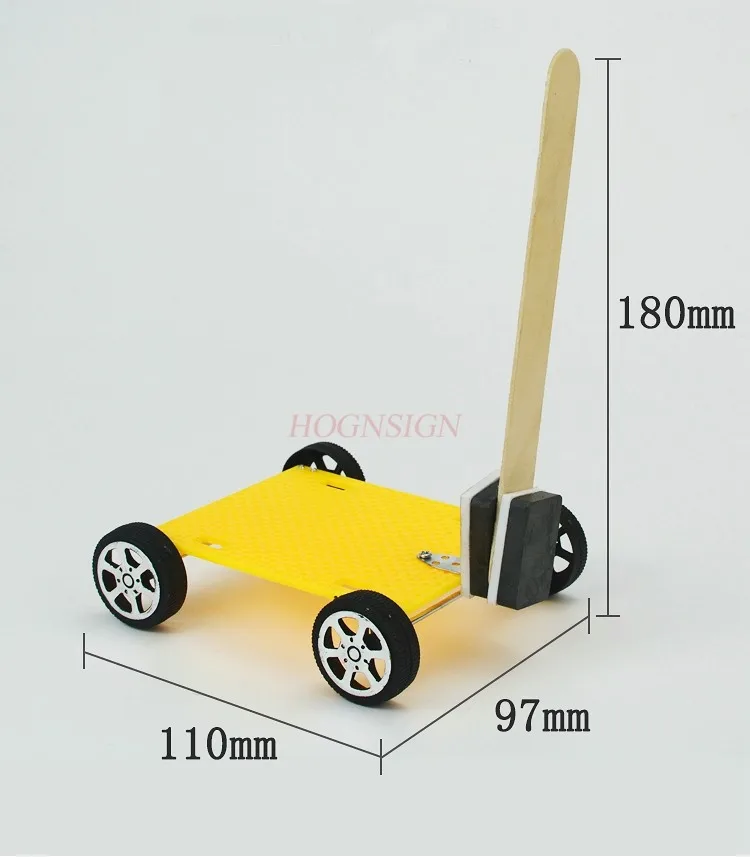 

Science and technology production small invention science toys physical assembly creative magnetic car model children's