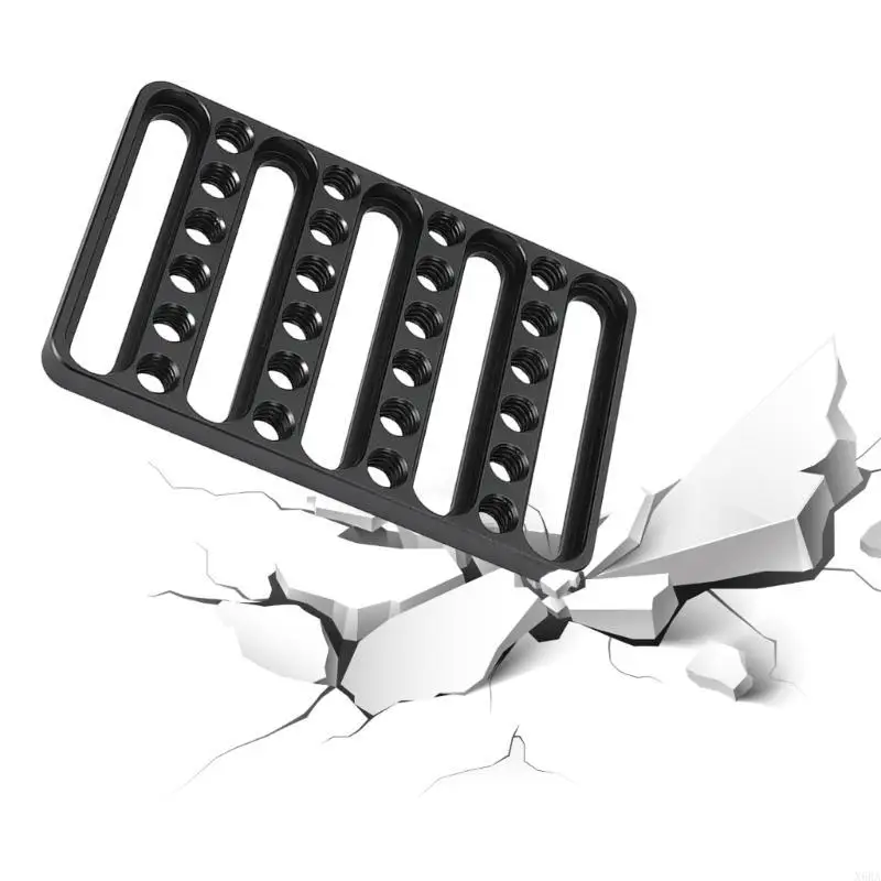 X6HA Professional Cheese Plate for DSLR Camera Cages Standard 1/4-20 Thread Holes