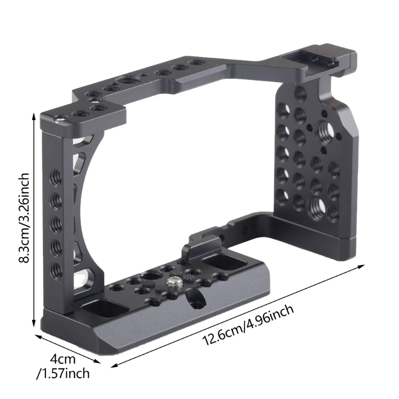 Camera Cage Rig For A6400 A6300 A6100 DSLR Camera Aluminum Frame for Video Film Movie Making Stabilizer Mount