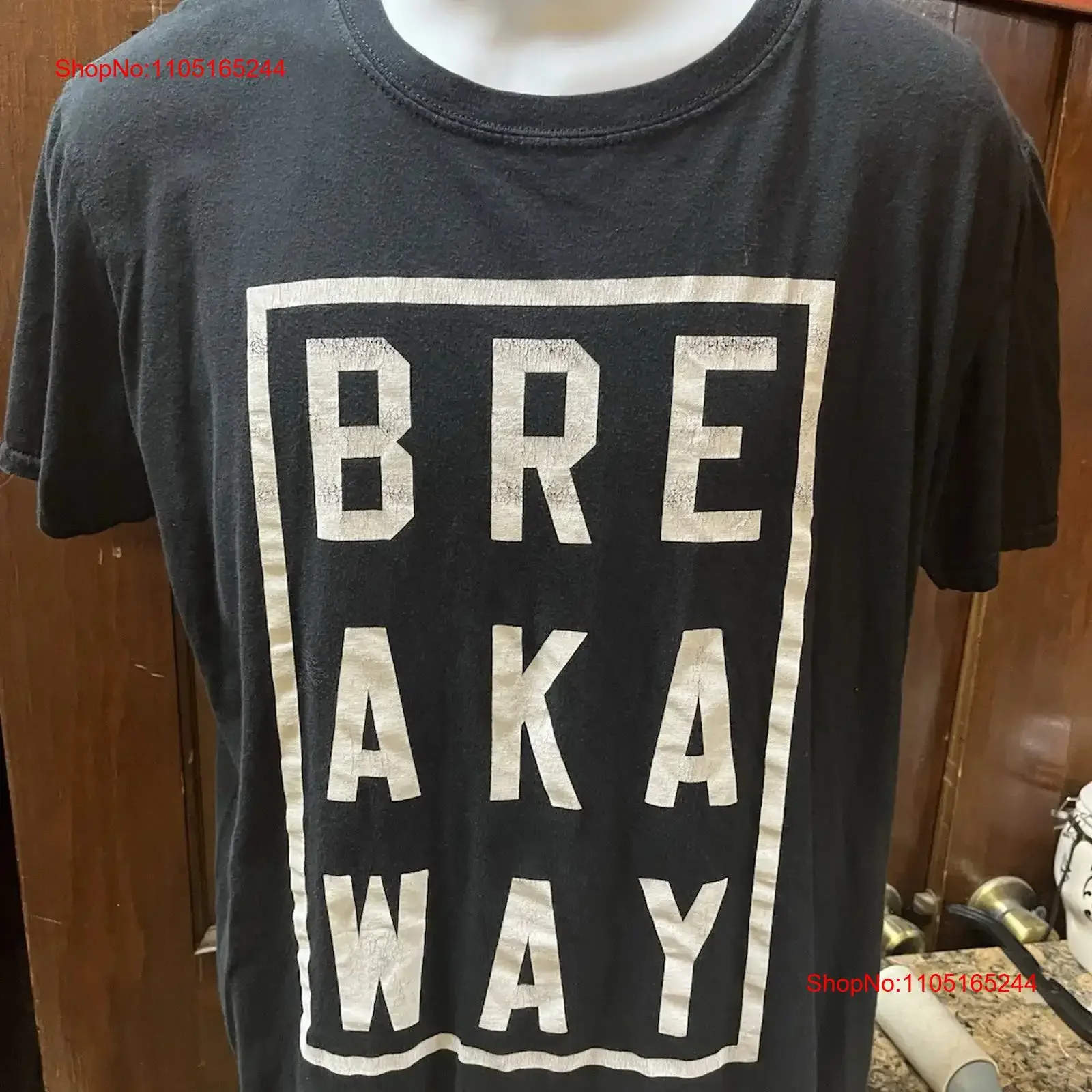 

Nashville Break Away 2019 Music Festival Size Medium Black T Shirt vintage Washed homme Stretched Comfortable designer clothes