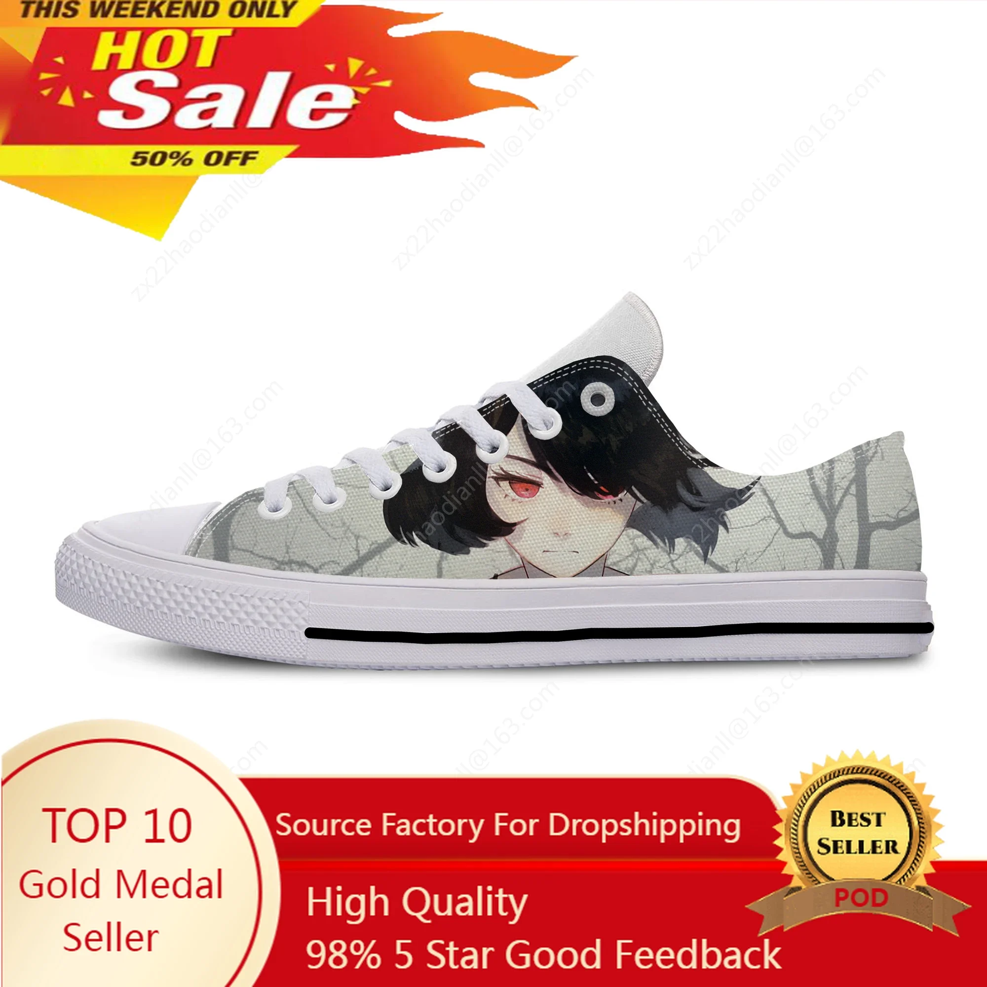 

Hot Anime Black Clover Lightweight Cloth 3D Print Funny Cool Fashion Low Top Canvas Shoes Mens Womens Casual Breathable Sneakers