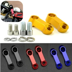 Universal M8 M10 Clockwise Tightening Motorcycle Rearview Mirror Booster Outset Bracket For HONDA YAMAHA CFMOTO SUZUKI SYM KYMCO