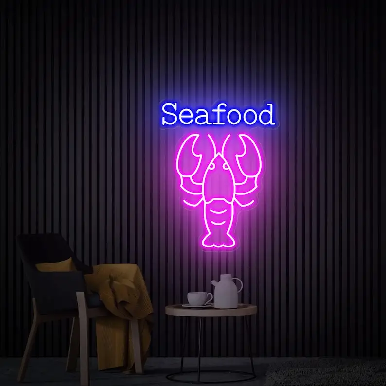 Seafood Hummer Neon… - image