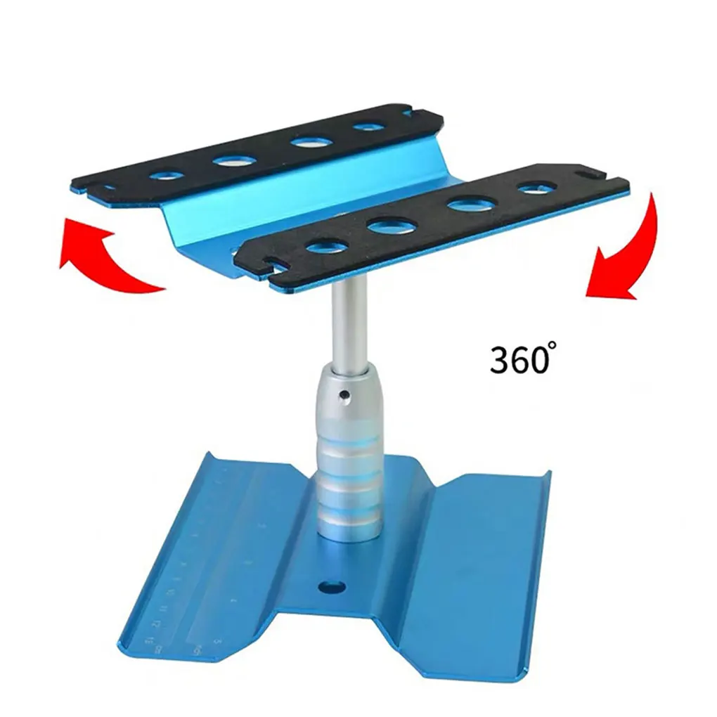 RC カーワークスタンド修理ワークステーションアルミ合金 RC カーワークスタンド安定したセットアップが簡単赤