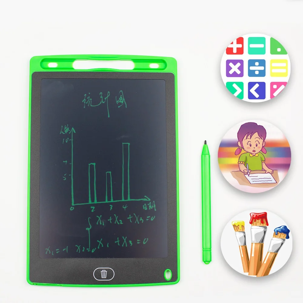 Tablette d\'écriture et de dessin électronique pour enfants, planche à gribouiller de 8.5 pouces, Pad de dessin pour l\'apprentissage éducatif, jouet,