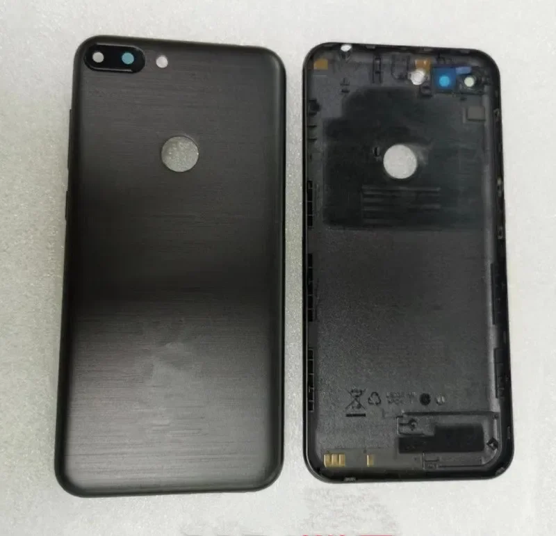 Housing For Alcatel 1S 2019 5024 Plastic Battery Cover Repair Replace Back Door Phone Rear Case + Camera Lens Side Buttons