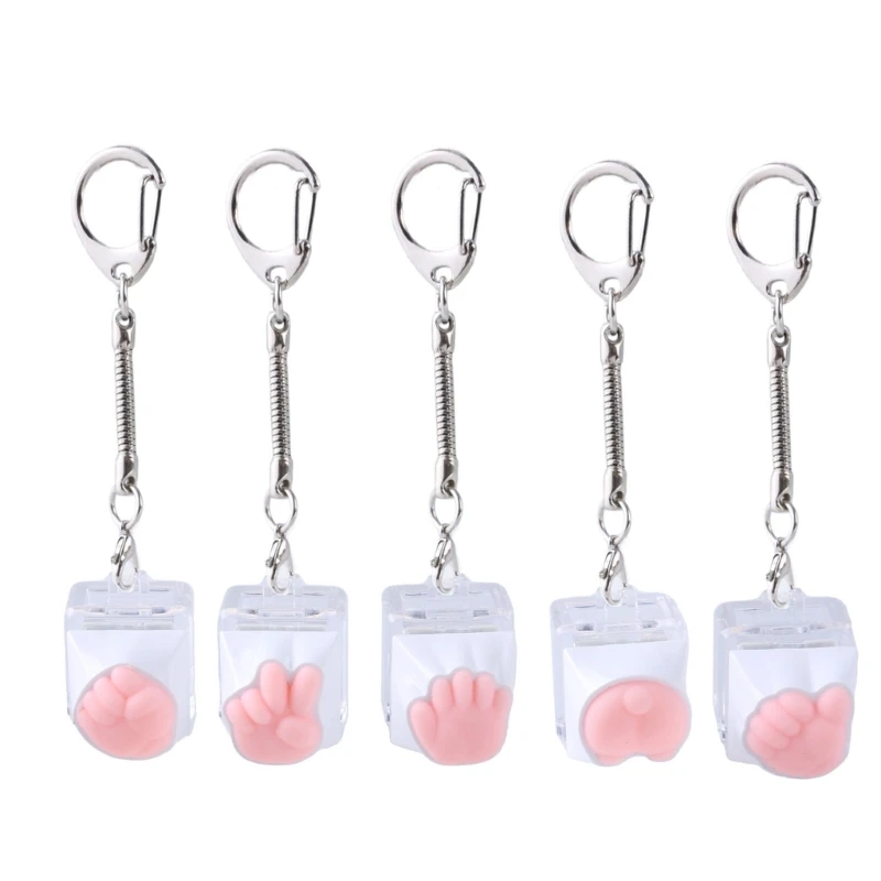 Keyboards Switches Tester Tool Cartoon Key Switches Testing Keychain Toy for Mechanical Keyboards Stress Relief Toy