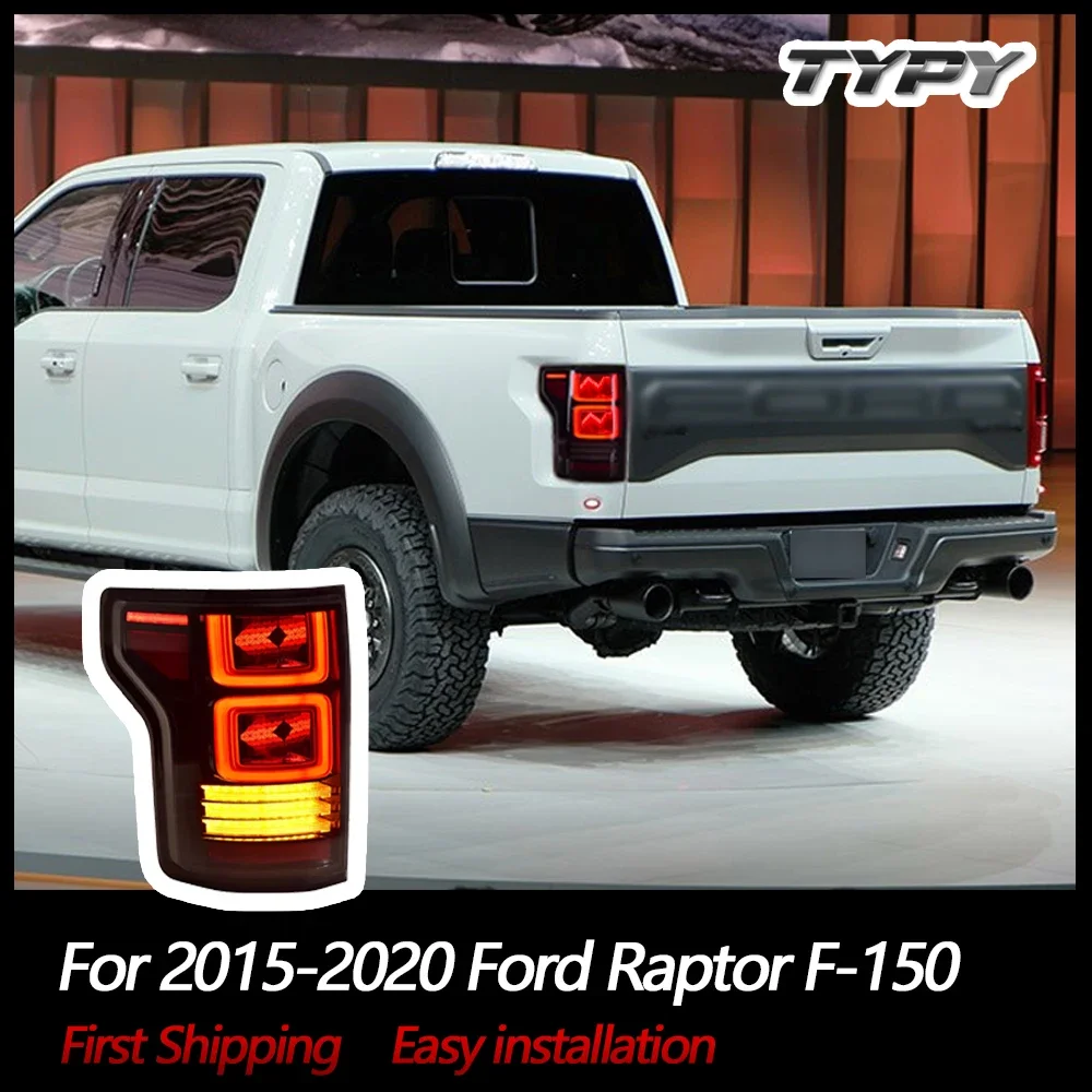 

Автомобильные фары для Ford Raptor F-150 2015-2020, задний свет, проектор, задний фонарь, дневной свет, аксессуары для автомобиля