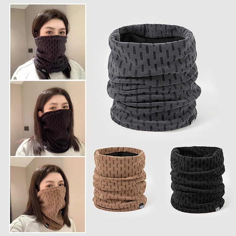 Fashion Soft Neck Warmer Sports Scarf Face Cover fashionable and warm matching Thick Cold-proof Collar Christmas Gifts