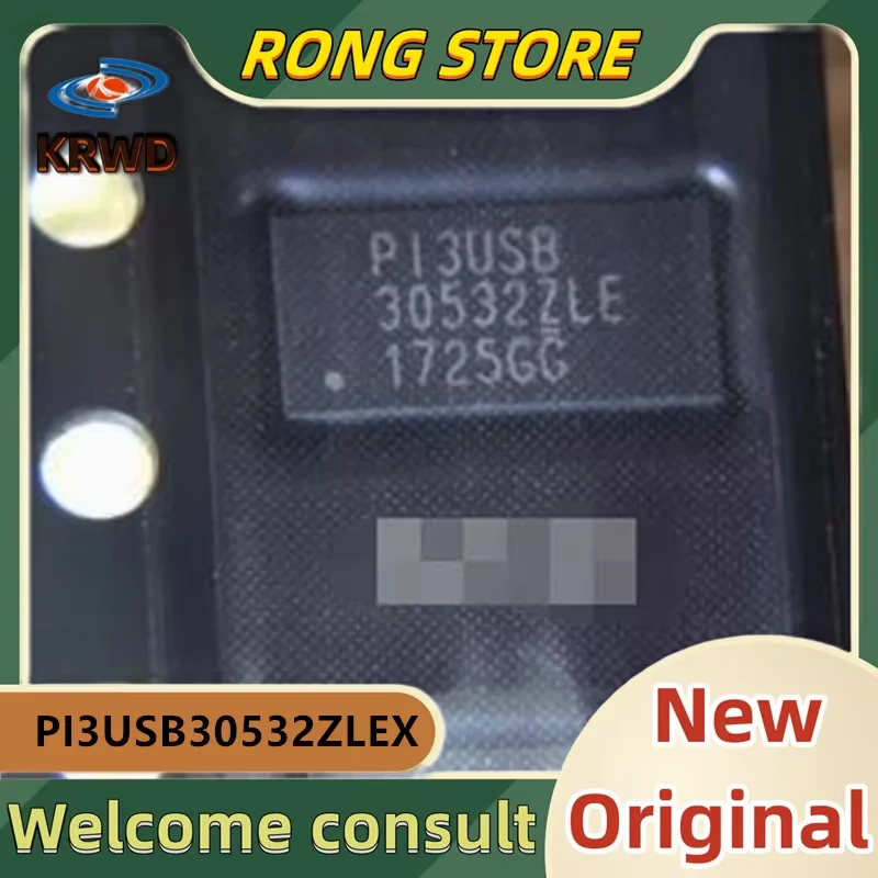 10 sztuk PI3USB30532ZLE nowy i oryginalny układ scalony PI3USB30532ZLEX PI3USB TQFN40 przełącznik analogowy, układ multipleksera