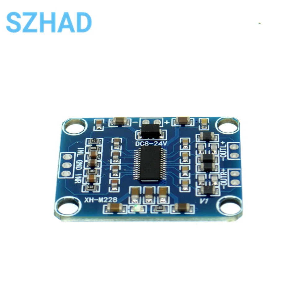 Плата цифрового усилителя звуковой стереосистемы 2X15W, миниатюрный бинауральный модуль, дБ, постоянный ток 8-18 в, модуль TPA3110