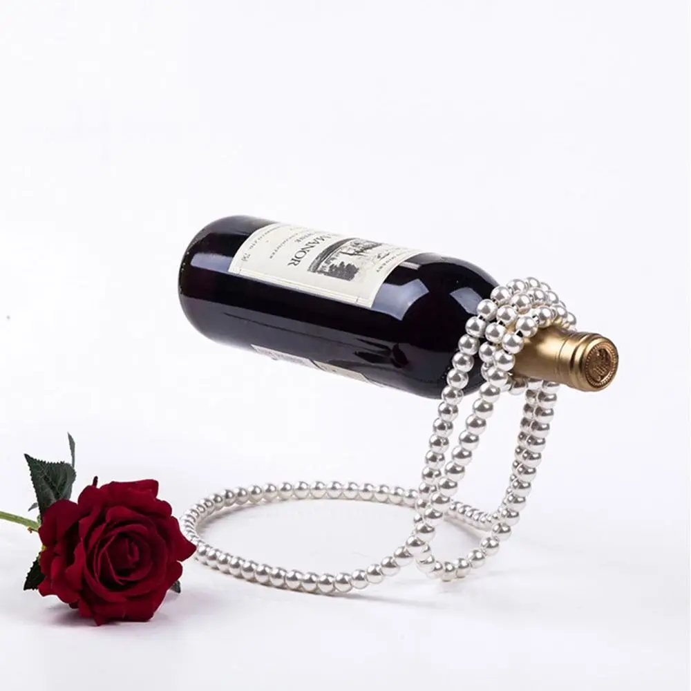 

Gifts Pearl Floating Stand Statue Home Decorate Hanging Shelf Water Bottle Holder