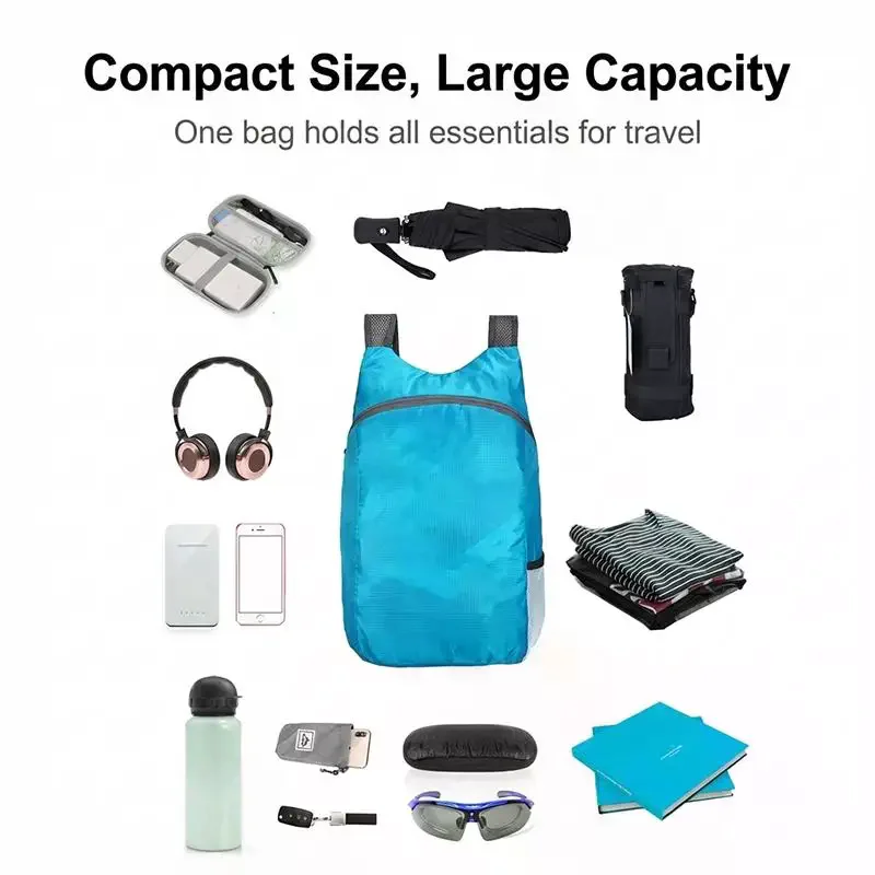 

Сверхлегкая складная сумка для мужчин и женщин, водонепроницаемый портативный рюкзак большой вместимости, легкие дорожные сумки, спортивный рюкзак для активного отдыха