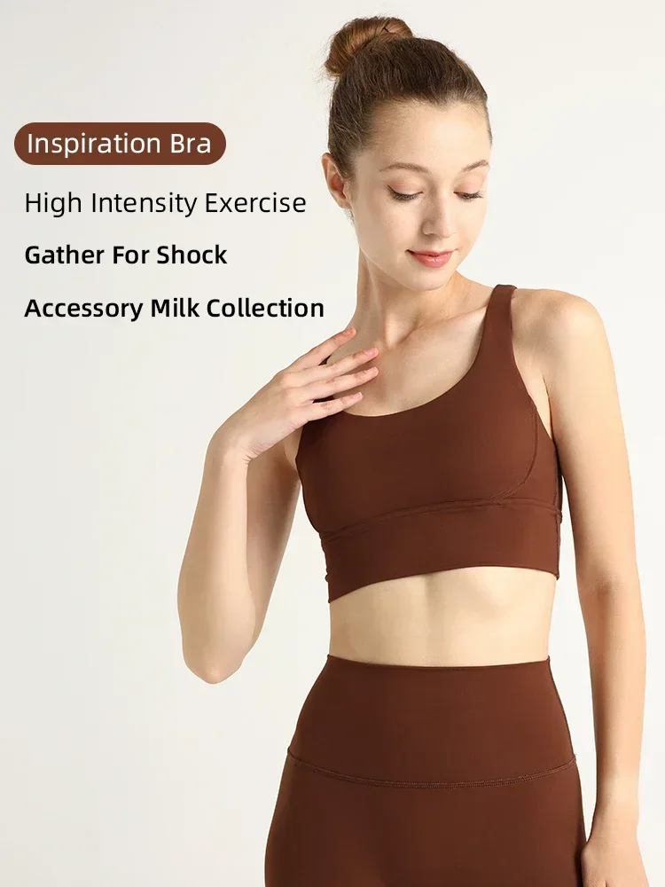 Summer Women Sports Bra Sexy Criss Cross Straps back Sports Top Underwear Shockproof Yoga Running Fitness Crop Top