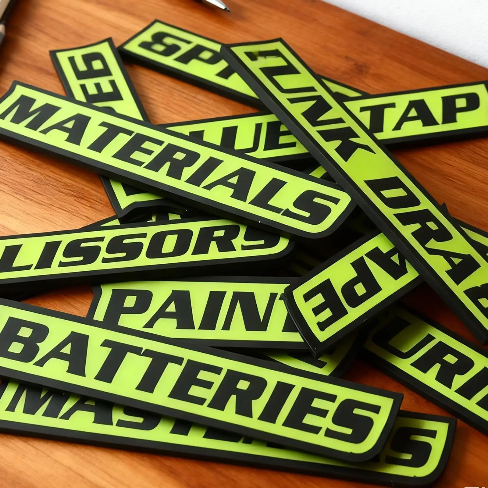 Этикетки для ящиков для инструментов, магниты, 12 шт., съемные органайзеры, наклейки, органайзер для инструментов, этикетки, наклейки для стальных тележек, ящиков
