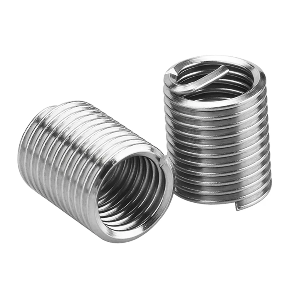 Wire Thread Insert Repair Kit 60pcs for M3 with Stainless Steel Spiral Locks to Improve Load Distribution and Thread Life