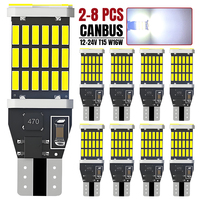 2-8 PCS 1000LM CANBUS T15 912 W16W LED Bulb 12V 4014 45SMD 4W 6500K Super Bright White Car Tail Backup Reverse Parking Lights