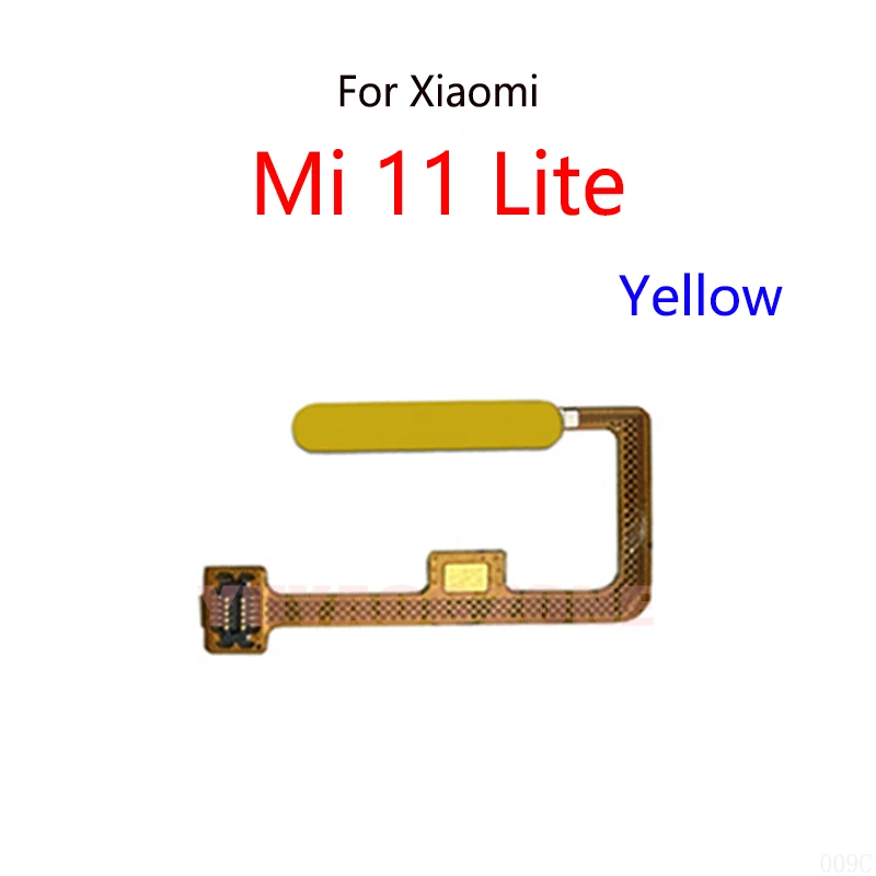 Copy Home Button Fingerprint Scanner Touch ID Menu Return Sensor Flex Cable For Xiaomi Mi 11 Lite